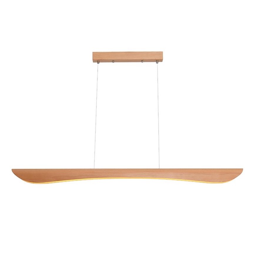 LED Lestenec na vrvici LED/26W/230V 4000K 150 cm bukev/trden les