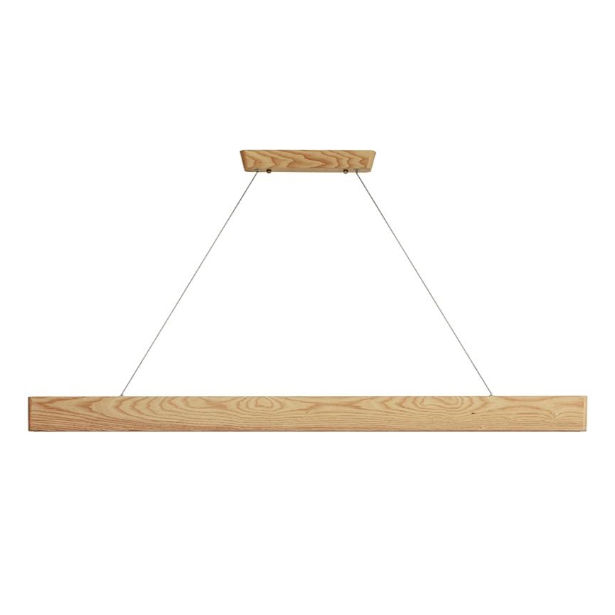 LED Lestenec na vrvici LED/26W/230V 4000K 150 cm pepel/trden les
