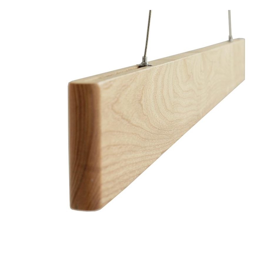 LED Lestenec na vrvici LED/26W/230V 4000K 150 cm pepel/trden les