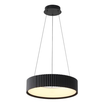 LED Lestenec na vrvici LED/30W/230V 3000K črna