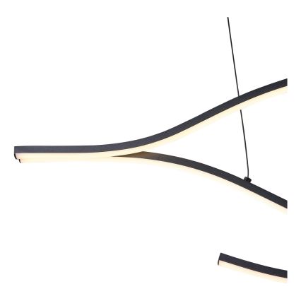 LED Lestenec na vrvici LED/30W/230V 3000K
