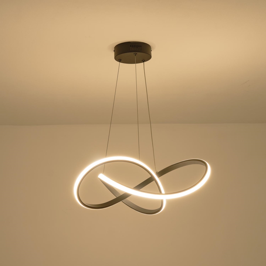 LED Lestenec na vrvici LED/30W/230V 3000K