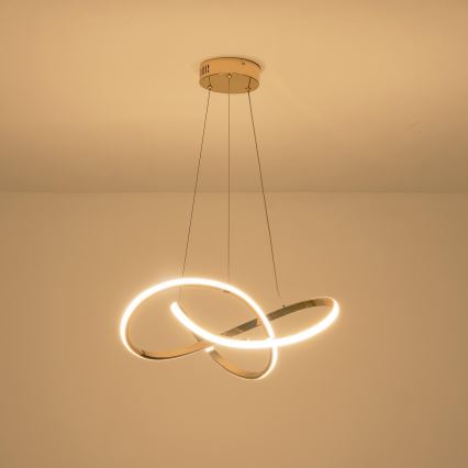 LED Lestenec na vrvici LED/30W/230V 3000K