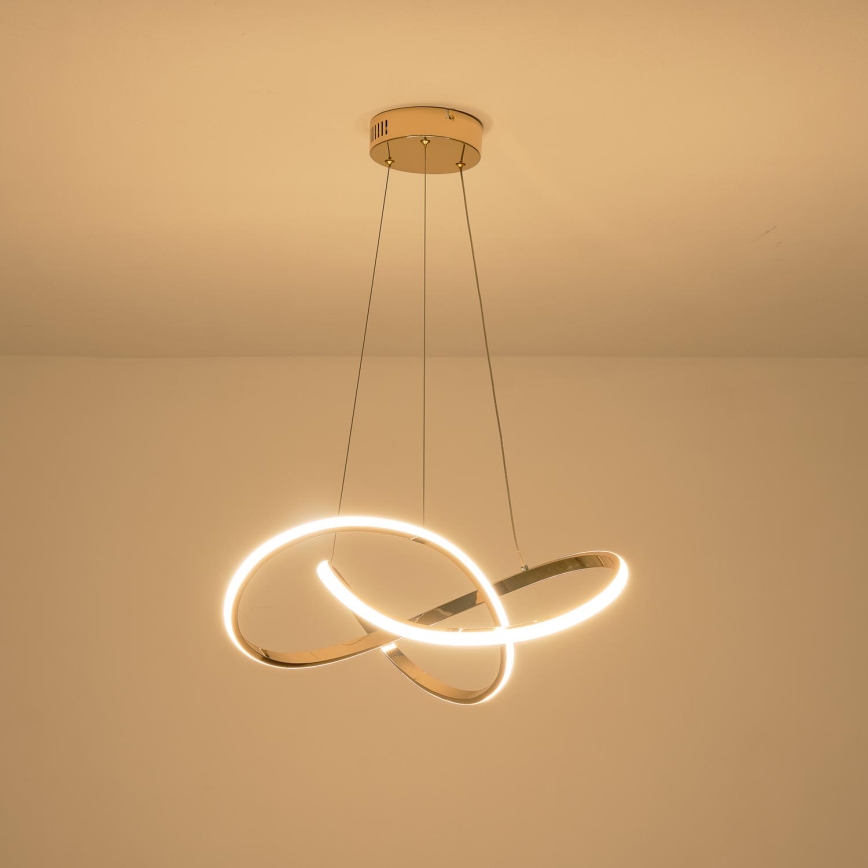LED Lestenec na vrvici LED/30W/230V 3000K