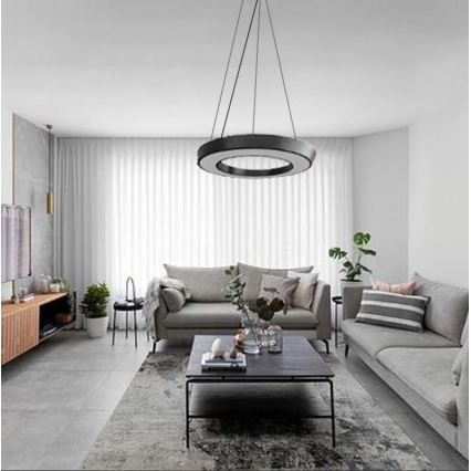 LED Lestenec na vrvici LED/30W/230V 4000K pr. 60 cm
