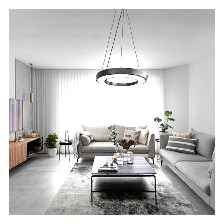 LED Lestenec na vrvici LED/30W/230V 4000K pr. 60 cm