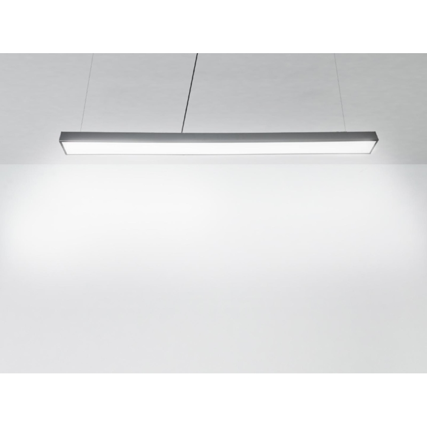 LED Lestenec na vrvici LED/32W/230V 4000K pr. 120 cm črna