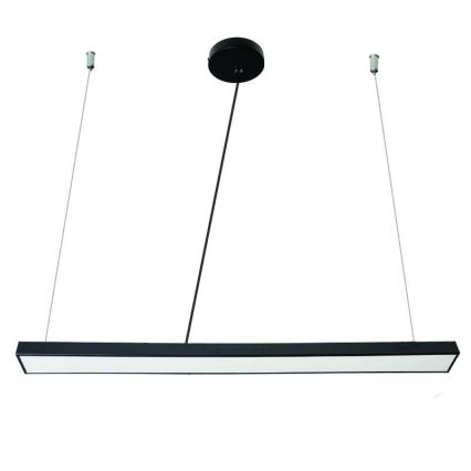 LED Lestenec na vrvici LED/32W/230V 4000K pr. 120 cm črna