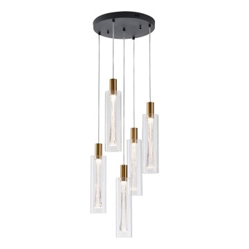 LED Lestenec na vrvici LED/38W/230V 3000K