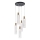 LED Lestenec na vrvici LED/38W/230V 3000K
