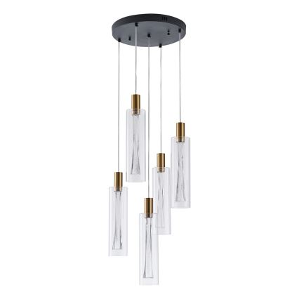 LED Lestenec na vrvici LED/38W/230V 3000K