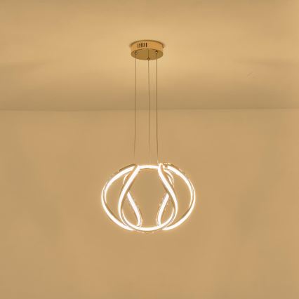 LED Lestenec na vrvici LED/38W/230V 3000K