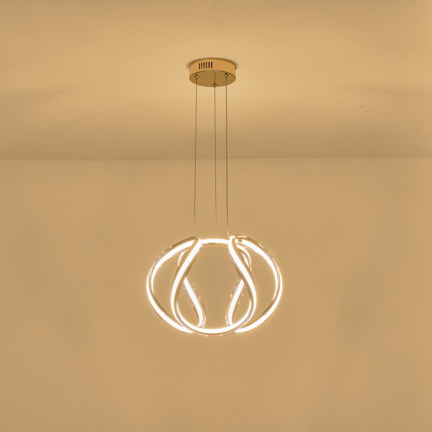 LED Lestenec na vrvici LED/38W/230V 3000K