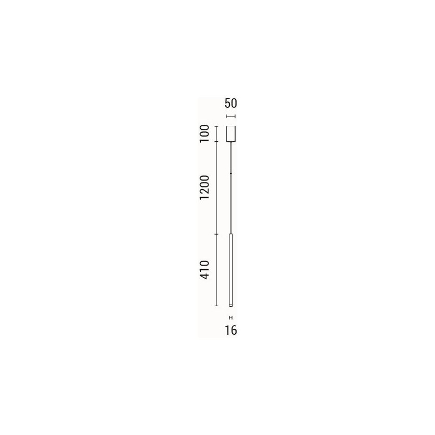LED Lestenec na vrvici LED/3W/230V 3000K pr. 5 cm