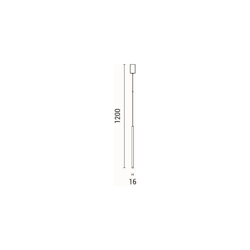 LED Lestenec na vrvici LED/3W/230V 3000K pr. 6 cm