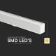 LED Lestenec na vrvici LED/40W/230V 3000/4000/6400K bela