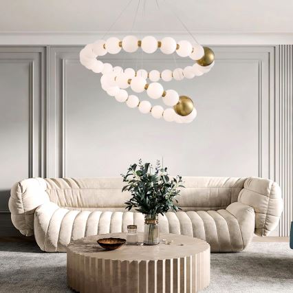 LED Lestenec na vrvici LED/40W/230V 3000K