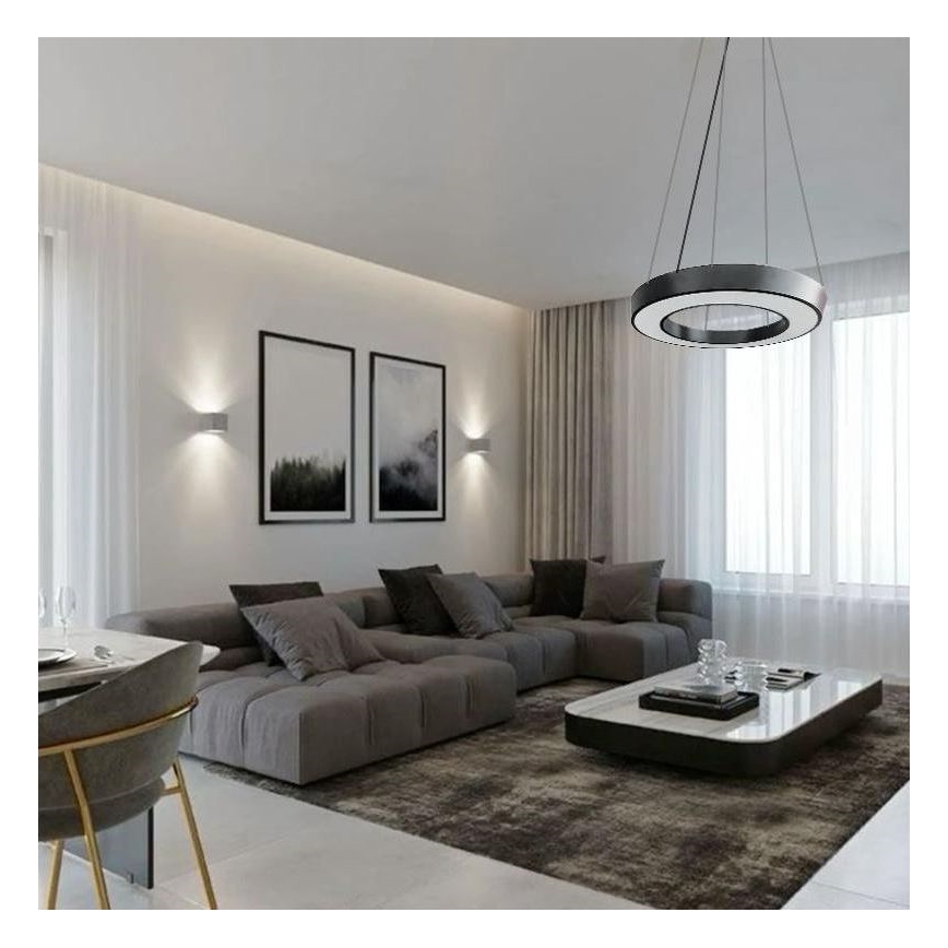 LED Lestenec na vrvici LED/40W/230V 4000K pr. 80 cm