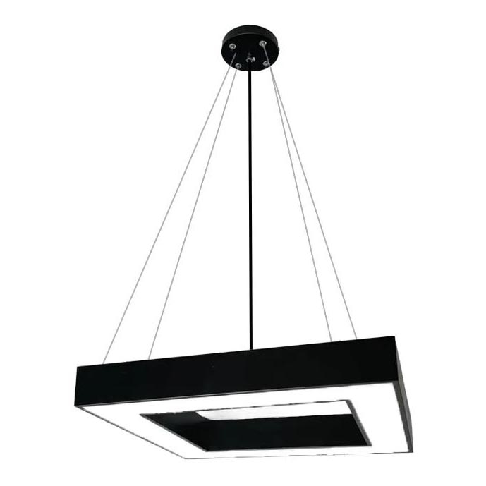 LED Lestenec na vrvici LED/55W/230V 4000K 80x80 cm
