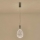 LED Lestenec na vrvici LED/6,3W/230V 3000K sijajni krom pr. 14 cm