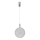 LED Lestenec na vrvici LED/6,3W/230V 3000K sijajni krom pr. 25 cm