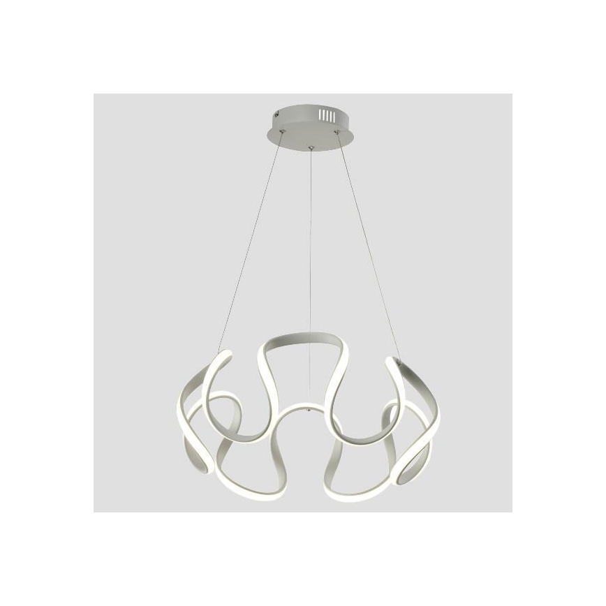 LED Lestenec na vrvici LED/60W/230V 3000K bela