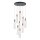 LED Lestenec na vrvici LED/60W/230V 3000K