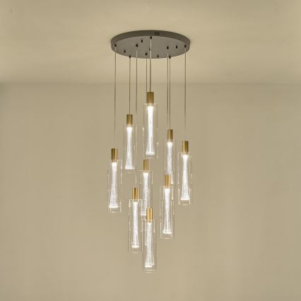 LED Lestenec na vrvici LED/60W/230V 3000K
