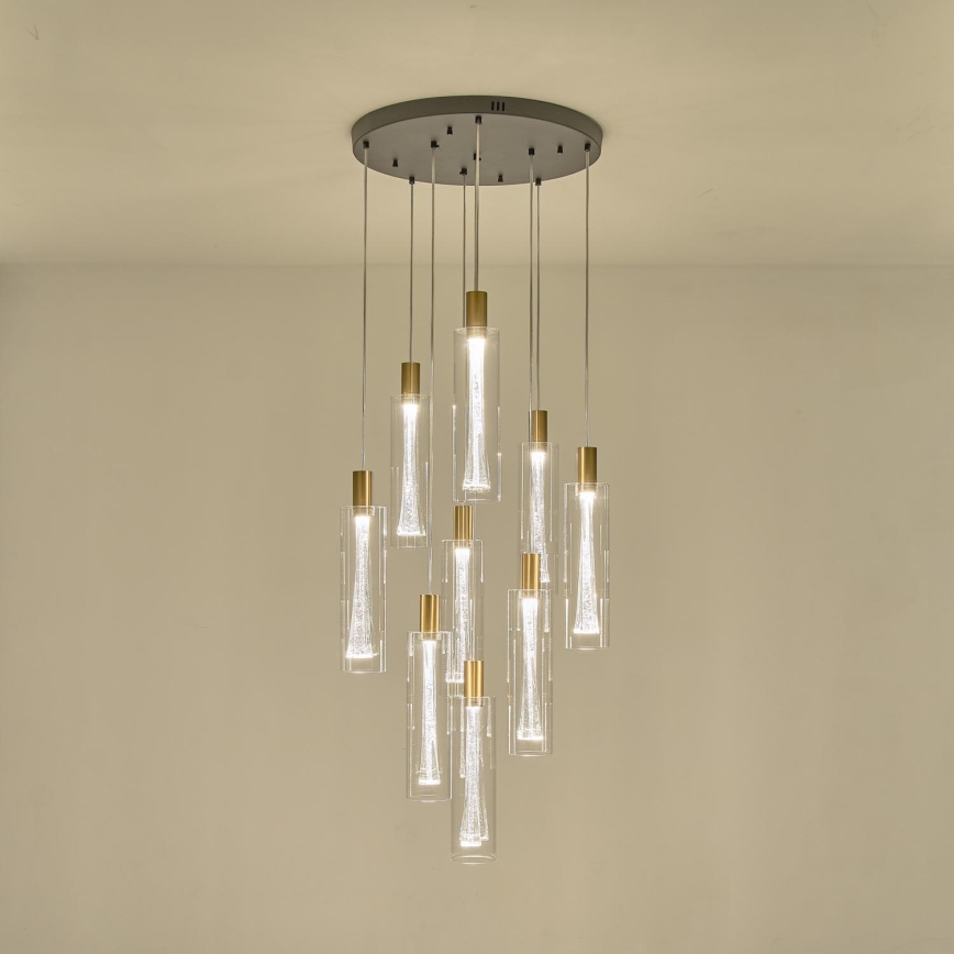 LED Lestenec na vrvici LED/60W/230V 3000K