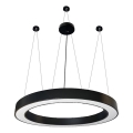 LED Lestenec na vrvici LED/60W/230V 4000K pr. 120 cm črna