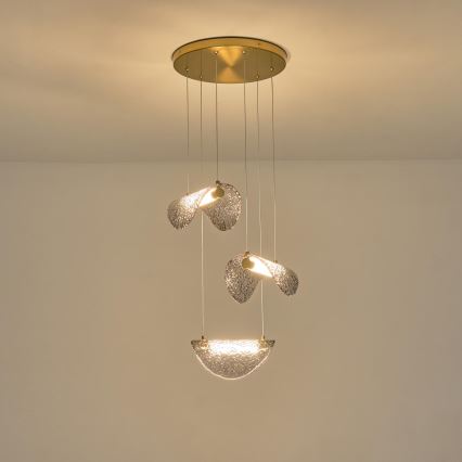 LED Lestenec na vrvici LED/6W/230V 3000K