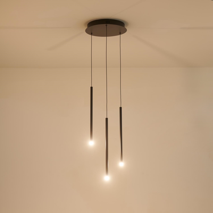 LED Lestenec na vrvici LED/6W/230V 3000K pr. 30 cm