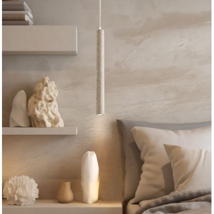 LED lestenec na vrvici LEONARD LED/7W/230V bež