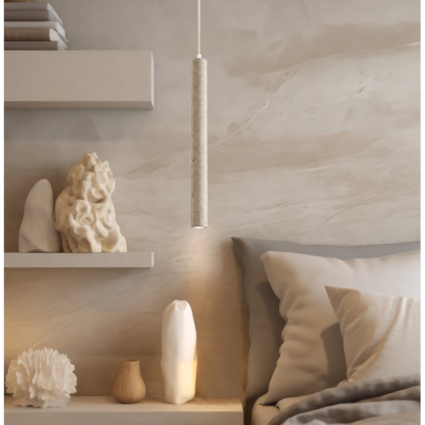 LED lestenec na vrvici LEONARD LED/7W/230V bež