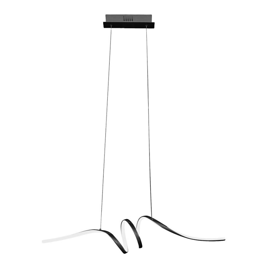 LED Lestenec na vrvici LOOP LED/28W/230V črna
