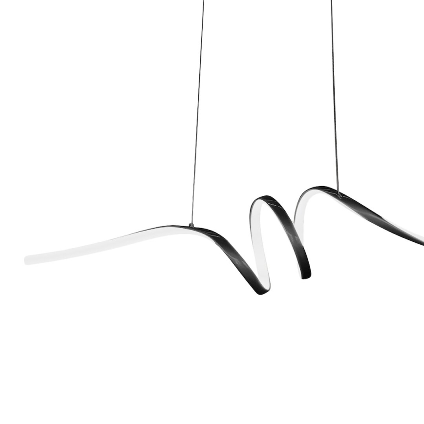 LED Lestenec na vrvici LOOP LED/28W/230V črna