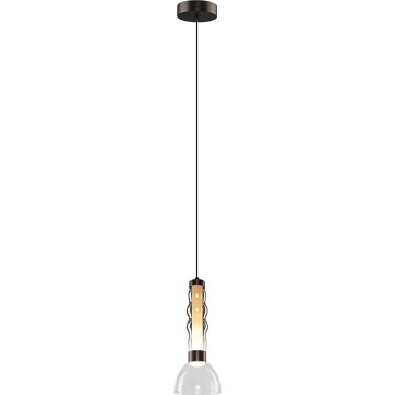 LED Lestenec na vrvici LUCCO LED/13W/230V pr. 15 cm dimna