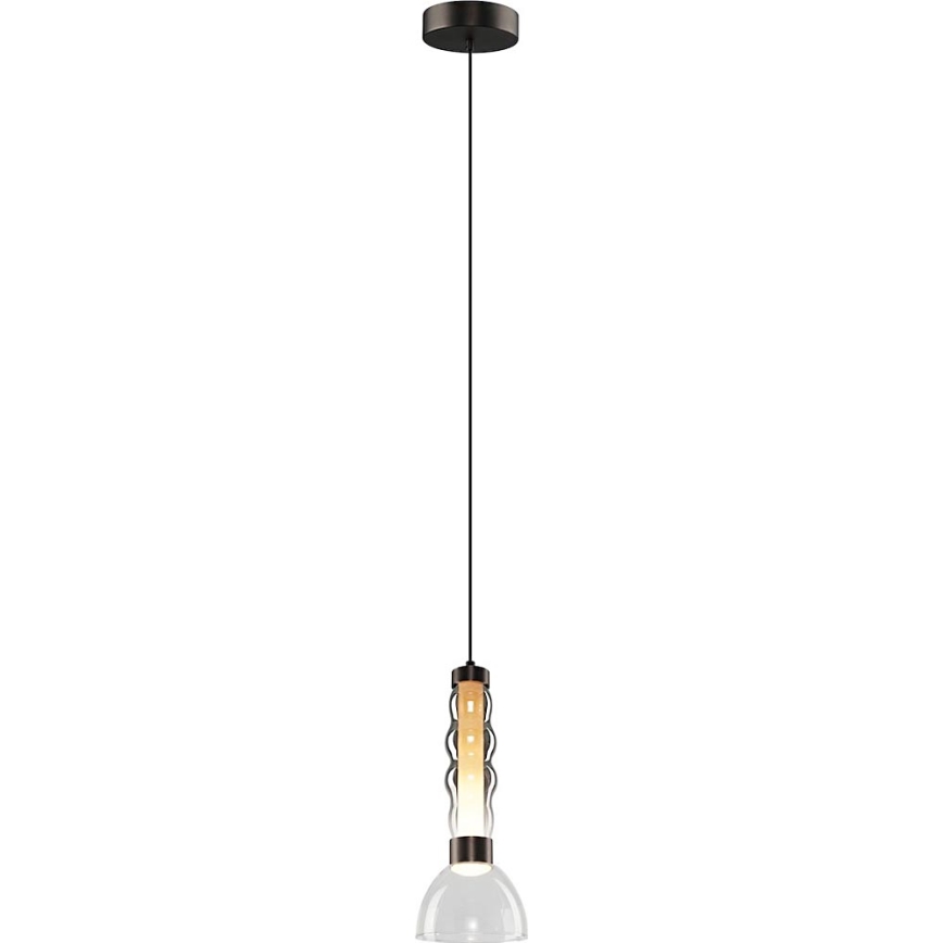 LED Lestenec na vrvici LUCCO LED/13W/230V pr. 15 cm dimna