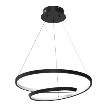 LED Lestenec na vrvici LUCERO LED/48W/230V črna