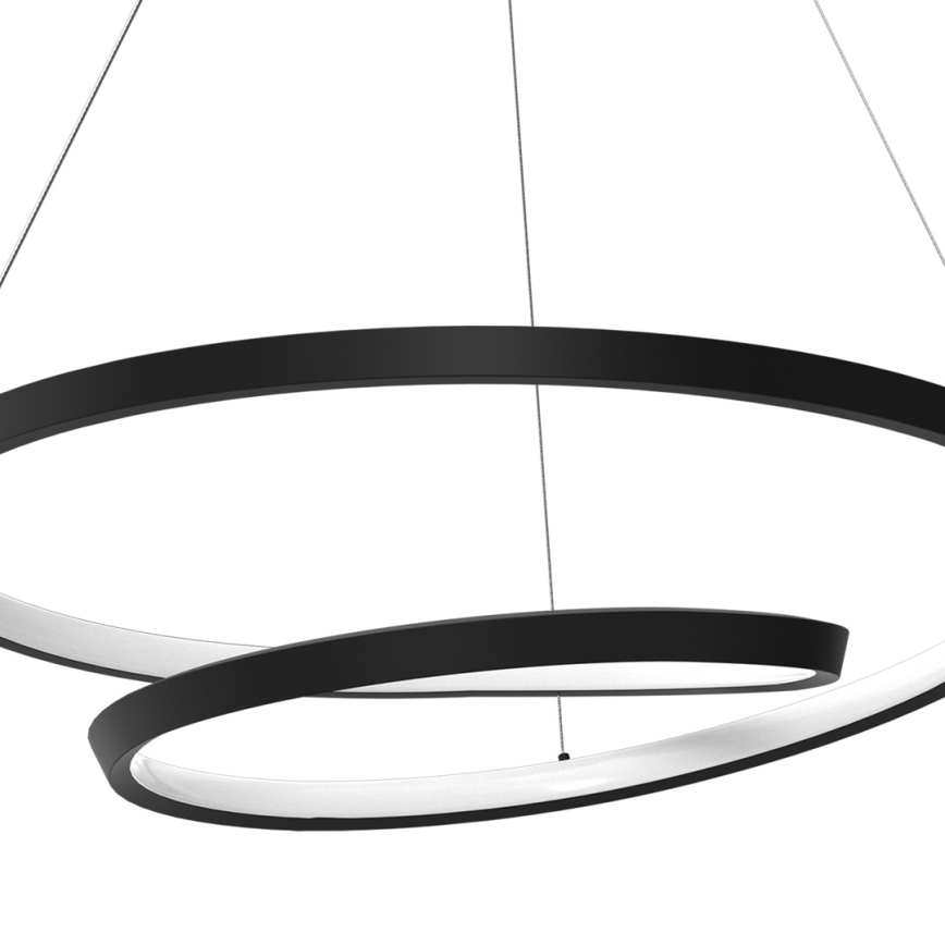 LED Lestenec na vrvici LUCERO LED/48W/230V črna