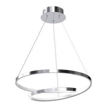 LED Lestenec na vrvici LUCERO LED/48W/230V sijajni krom