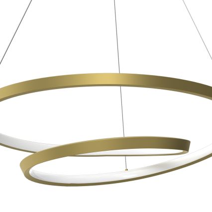 LED Lestenec na vrvici LUCERO LED/48W/230V zlata