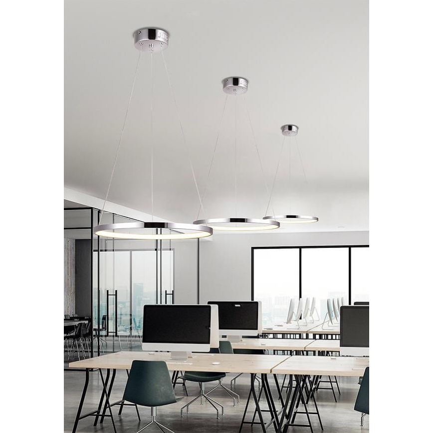 LED Lestenec na vrvici LUNE LED/25W/230V