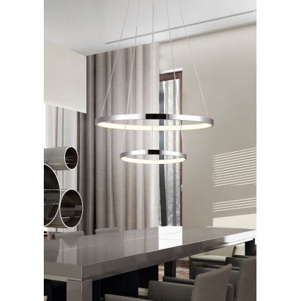 LED Lestenec na vrvici LUNE LED/40W/230V
