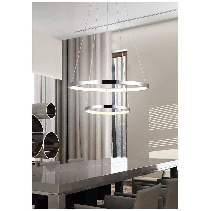 LED Lestenec na vrvici LUNE LED/40W/230V