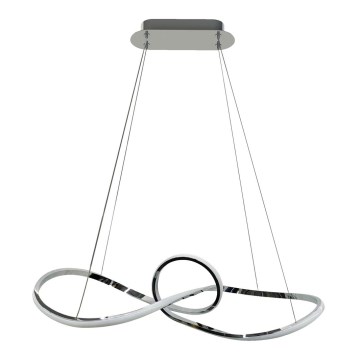 LED Lestenec na vrvici MARCO LED/42W/230V sijajni krom