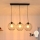 LED Lestenec na vrvici MERCURE 3xE27/15W/230V