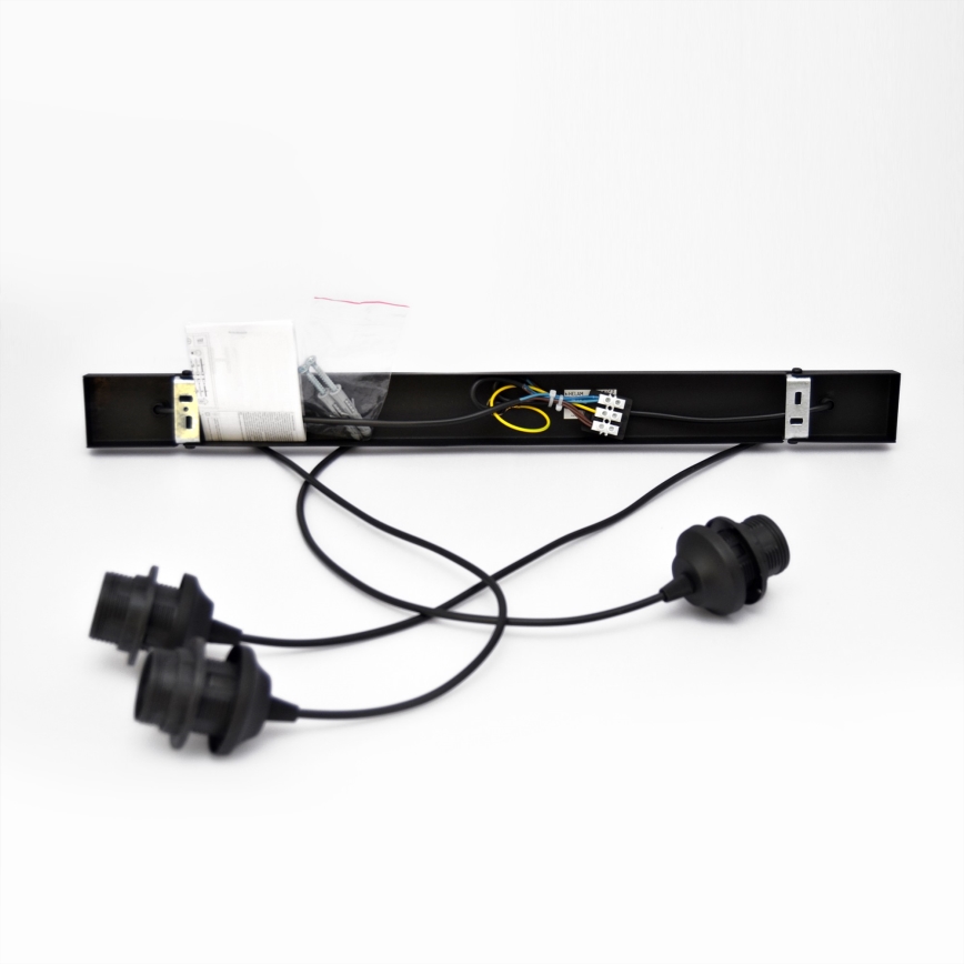 LED Lestenec na vrvici MERCURE 3xE27/15W/230V