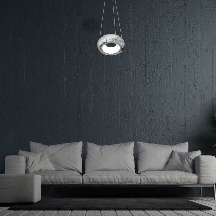 LED Lestenec na vrvici MERCURIO 1xLED/12W/230V