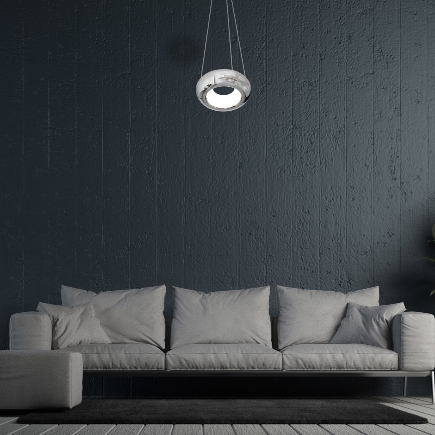 LED Lestenec na vrvici MERCURIO 1xLED/12W/230V